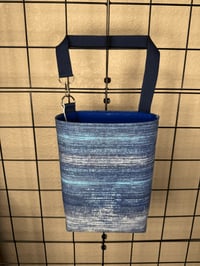 Horizontal Blue Stripes Car Trash Bag CTB076