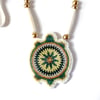 Beaded Mikinaak Pendant (Pathways)