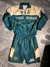 Image 5 of ”HELLO HUMANZ” Windbreaker Short Set