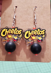 Image 1 of Flamin Hot Cheetos Earrings (1051)