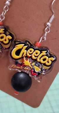 Image 2 of Flamin Hot Cheetos Earrings (1051)