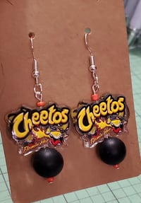 Image 3 of Flamin Hot Cheetos Earrings (1051)