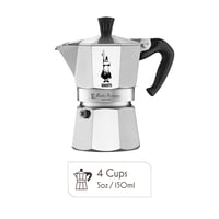 Bialetti Moka Pot 4 Espresso Cup – Italian Stovetop Espresso Maker