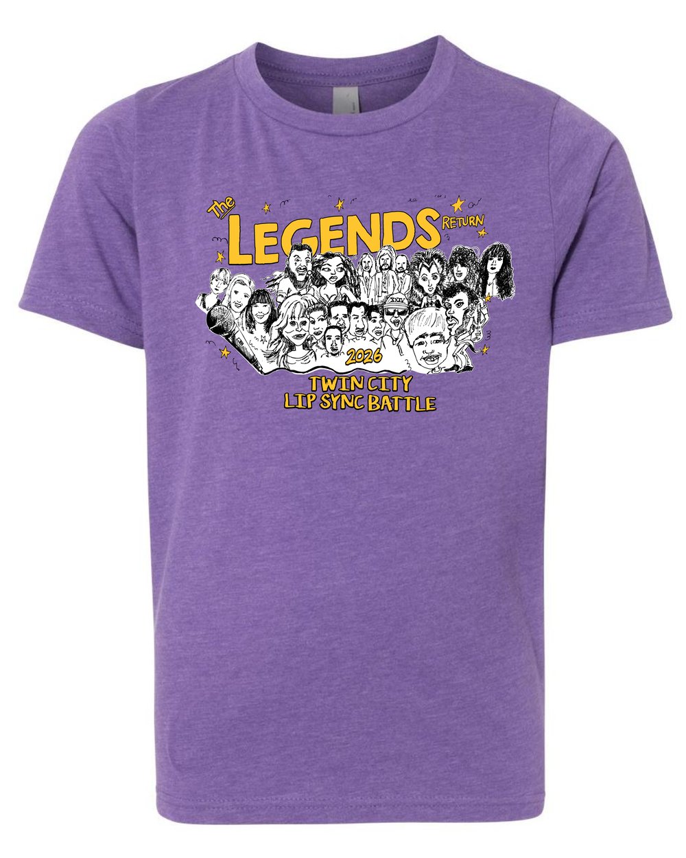 Image of ADULT Twin City Lip Sync Legends Return Official Tee- Pre Order