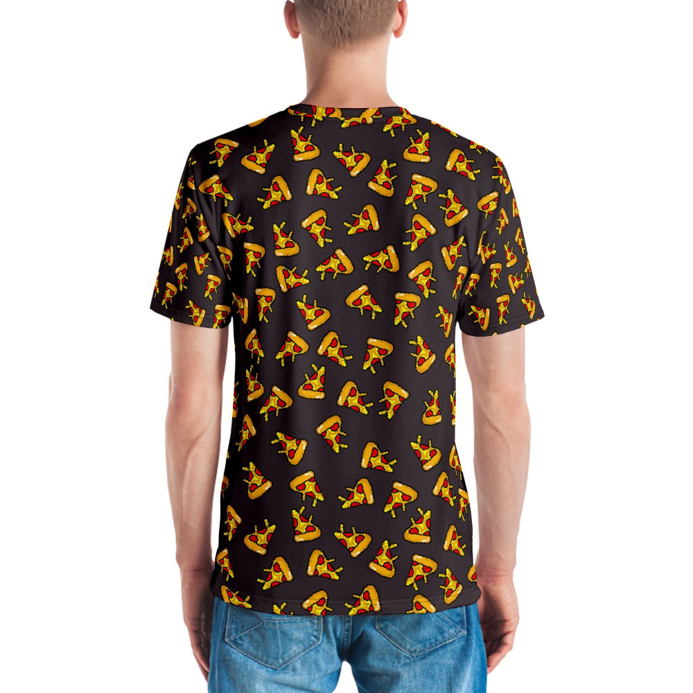 All over Pixel Pizza shirt