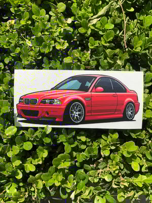 Image of KUWTB Kustoms E46 Decal Sticker