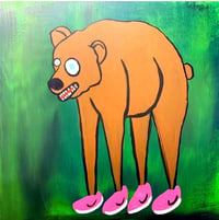 My Pink Shoes 1 of 1 print 24x24