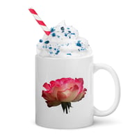 White glossy mug