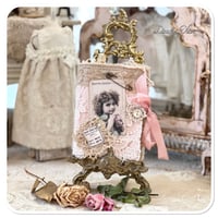 Image 4 of Vintage style snippet book with a touch of pink