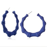 Image 2 of Blue Door Knocker with Hoops Set