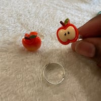 Image 2 of ladybug & apple rings