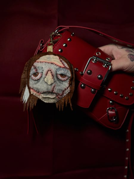 Image of MADE TO ORDER limited Frankenstein Bag Charm or Wall Hanging 