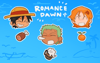 ROMANCE DAWN - linked keychains