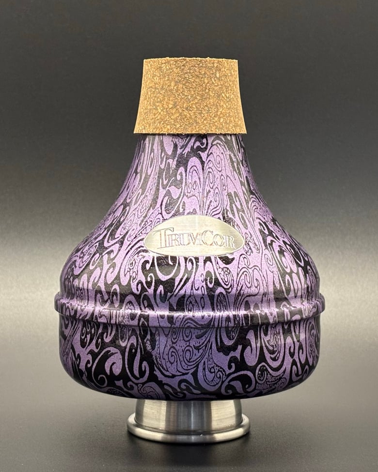 Image of Doc-Ouflage Zinger Black Swirls, Metallic Purple