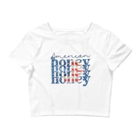 Image 1 of American Honey Women’s Crop Tee from PatriotsCo