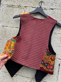 Image 6 of Chaleco feito a man. BICOLOR LARANXA. Feito por encarga!