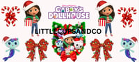Gabby dollhouse Christmas tumbler