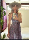 late 1960s rare India gauze wrap dress