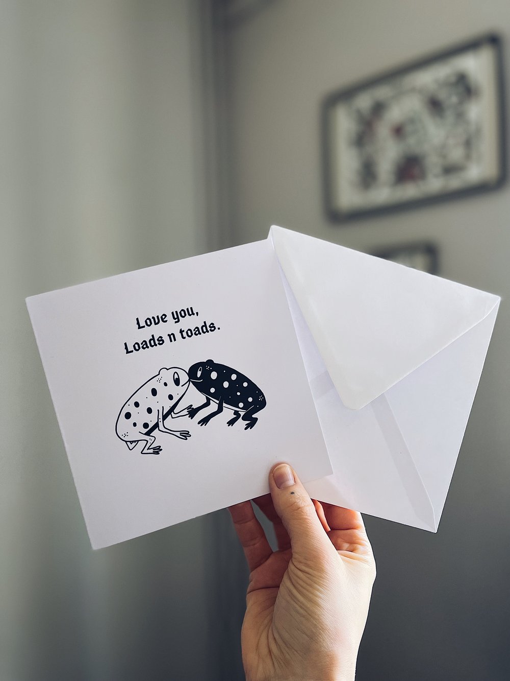 Loads and toads print or card