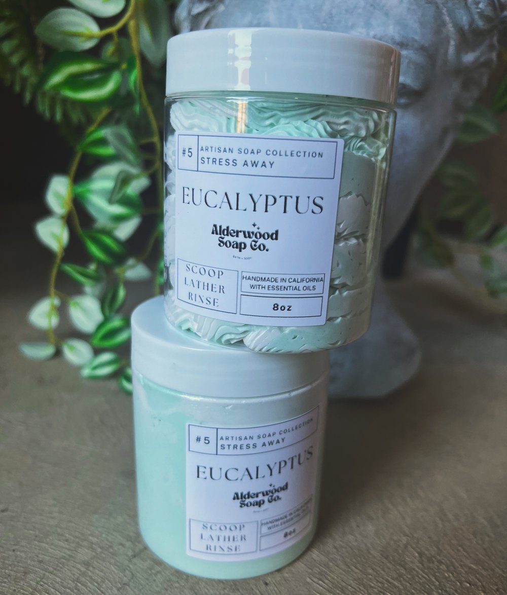 EUCALYPTUS - Foaming Bath Butter 8oz (SPECIAL ORDER - discontinued) 