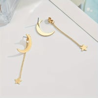 Image 2 of Selene Moon & Star Earrings