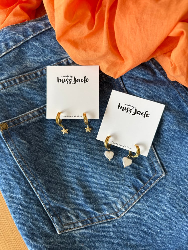 Image of Hoops + charms