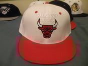 Image of TI$A-Chicago Bulls(White/Red)SnapBack