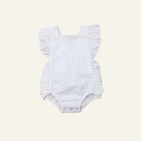 Girls Frill Rompers