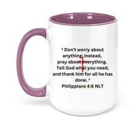 Image 2 of Prayed up, powered up, poured up” Mug