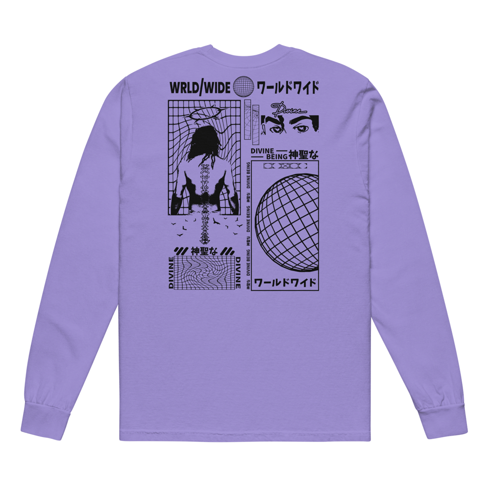 WORLDWIDE DIVINE Longsleeve (Black Print)