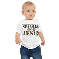 Image 1 of Soldier For Jesus Baby Jersey Short Sleeve Tee