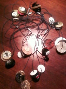 Image of Button Necklaces