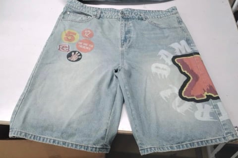 Oversized vantage shorts