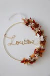 Couronne en fleurs séchées personnalisable 20cm / 25cm / 30cm