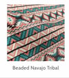 Short Roughout Moosehide Beaded Navajo Tribal Women’s Moc 