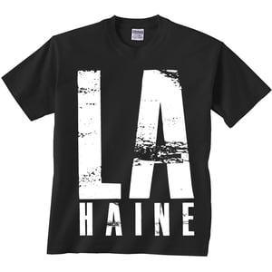 Image of LA HAINE big print T-Shirt (Black)