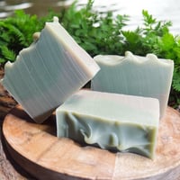 Image 3 of Winter pine homemade shea butter soap, fresh cut pine scent
