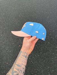 Image 4 of  PINK AFTERNOON PARTLY CLOUDY NEW YORK YANKEES CUSTOM FITTED HAT