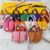 Image 1 of Mini Bag Pendant Car Keychain Hanging Accessory Zero Wallet Creative Portable Bracelet Bluetooth Ear