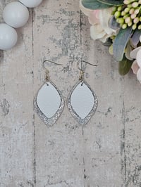Image 2 of Glitter Petal Earrings