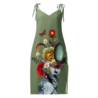 Image 2 of The Personification of EGGcellence - All-Over Print Slip Dress