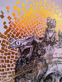 Image 2 of - froggy skull  -