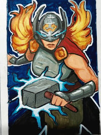 Jane Foster sketchcard.