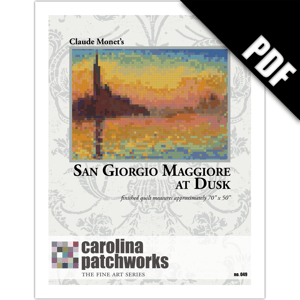 Image of No. 049 -- San Giorgio Maggiore at Dusk {PDF Version}
