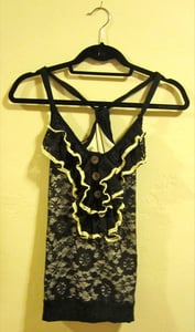 Image of Von Maur Ruffle & Lace Tank Top