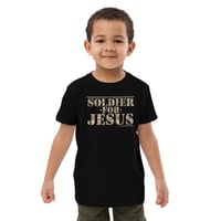 Image 1 of Soldier For Jesus Dark Organic cotton kids t-shirt