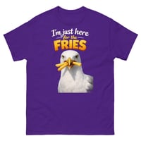 Image 4 of I’m Just Here for the Fries Funny Seagull T-Shirt