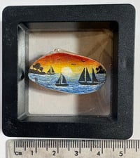 Image 2 of Boats at Sunset Miniature