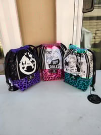 Image 1 of Punk rock drawstring bag: Crass, Toy Dolls, Unseen 