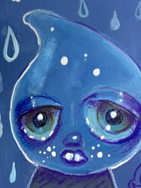 Image 3 of Raindrop Girl In A Downpour 